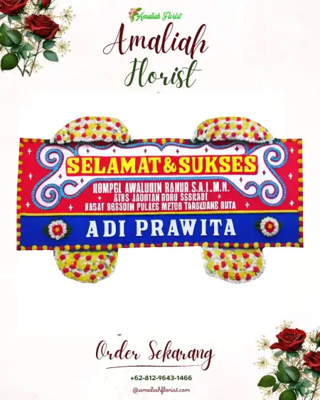 Papan Bunga Ucapan Selamat Karangkajen